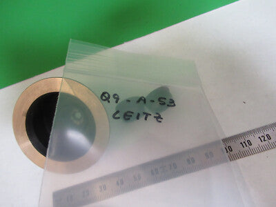 ANTIQUE ERNST LEITZ CONDENSER + APERTURES MICROSCOPE PART AS PICTURED Q9-A-53