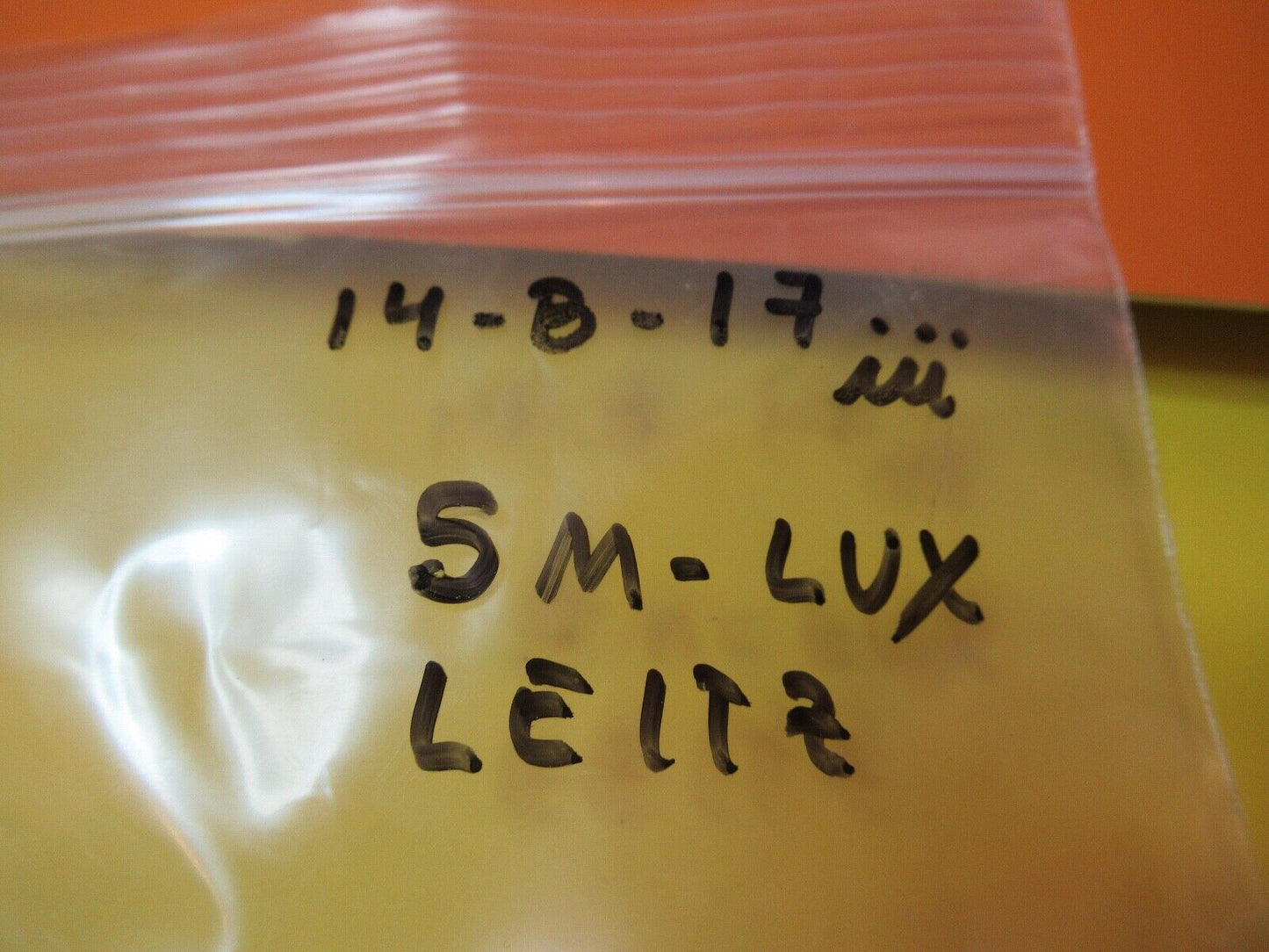 LEITZ SM-LUX GERMANY CLAMP HEAD ASSEMBLY MICROSCOPE PART AS PICTURED &14-B-17