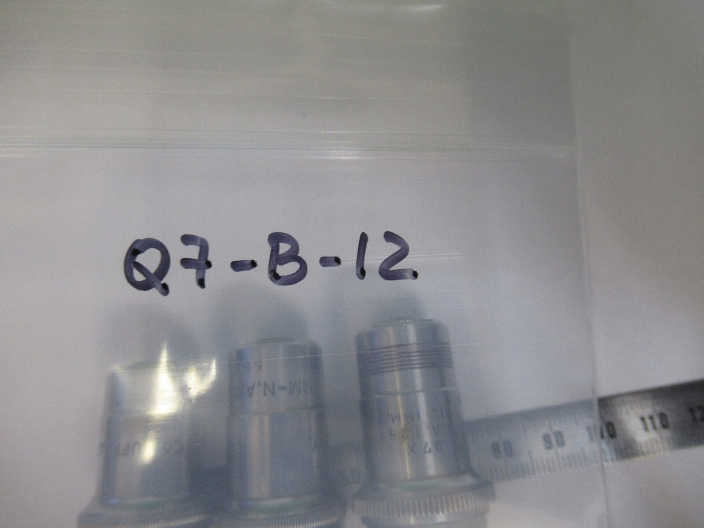 LOT OBJECTIVES SPENCER AO LENS OPTICS MICROSCOPE PART AS PICTURED Q7-B-12