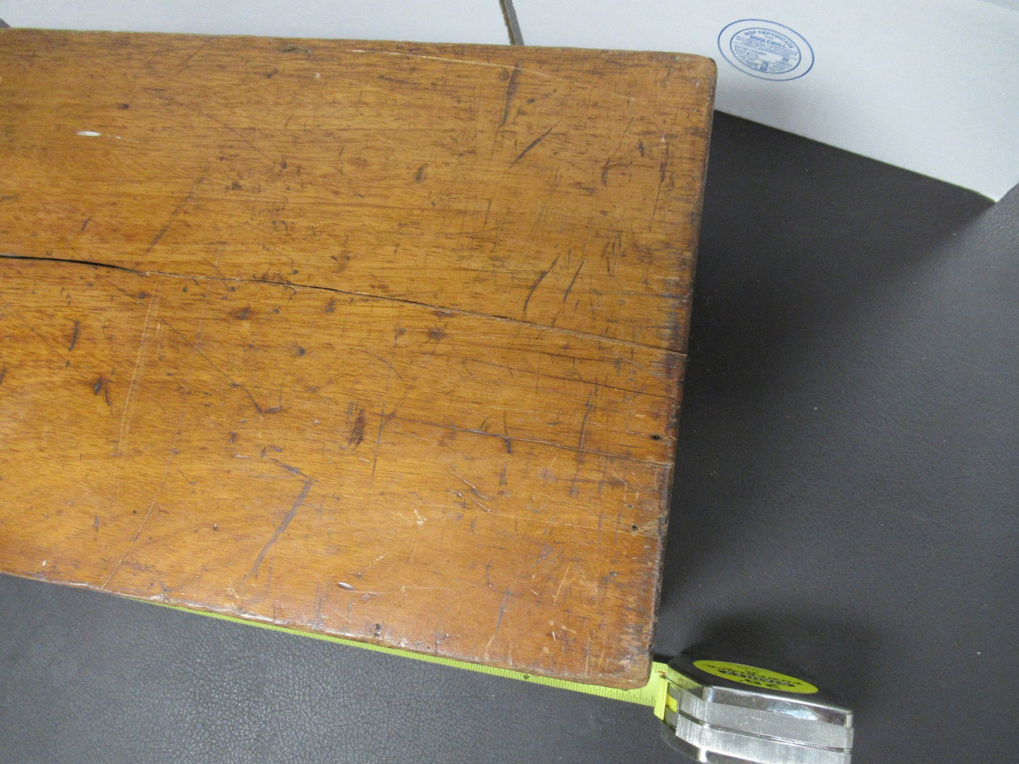 ANTIQUE WOOD CABINET EMPTY OPTICIANS LONDON COLLINS UK MICROSCOPE PART ta-5