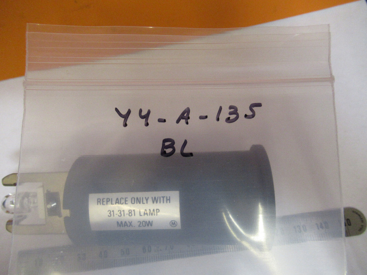 BAUSCH LOMB LAMP ASSEMBLY ILLUMINATO OPTICS MICROSCOPE PART AS PICTURED Y4-A-135