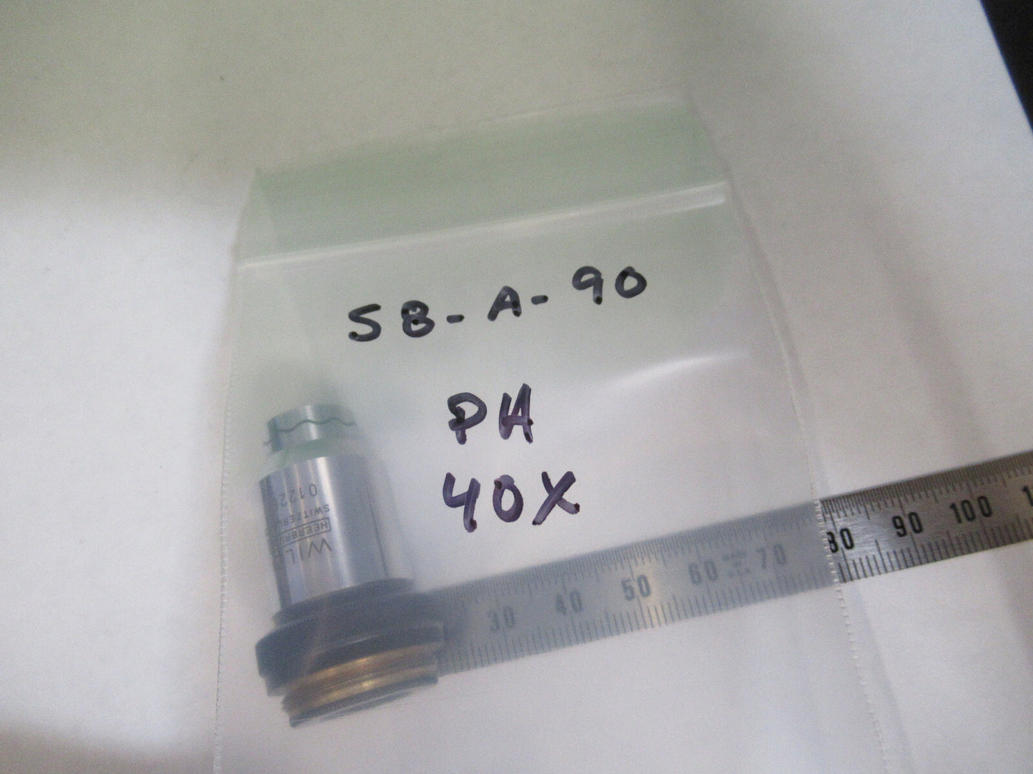 Microscope Wild Swiss Objective 40X Ph Phase Lens Optics