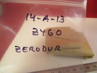 OPTICAL FLAT 1/10 WAVE ZYGO ZERODUR SLAB PRO OPTICS AS PICTURED &14-A-13