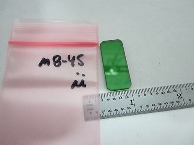 MICROSCOPE PART GREEN FILTER OPTICS AS IS BIN#M8-45