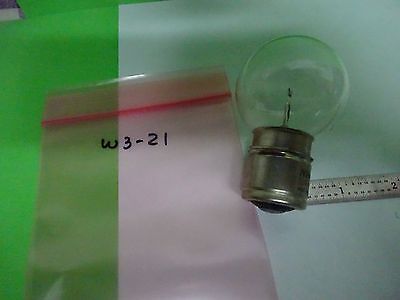 MICROSCOPE PART NIKON LAMP BULB 10V 70W JAPAN OPTICS AS IS BIN#W3-21