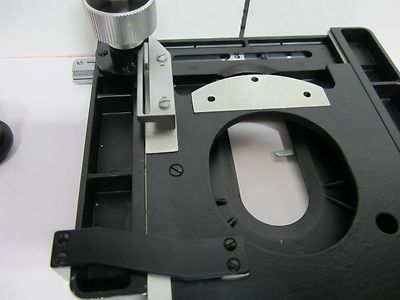 MICROSCOPE DIALUX LEITZ WETZLAR GERMANY STAGE MICROMETER TABLE OPTICS BIN#K8i