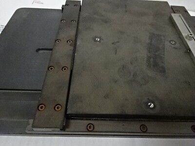 MICROSCOPE PART ROTATING ROTATABLE STAGE SPECIMEN TABLE AS IS #TB-1-B