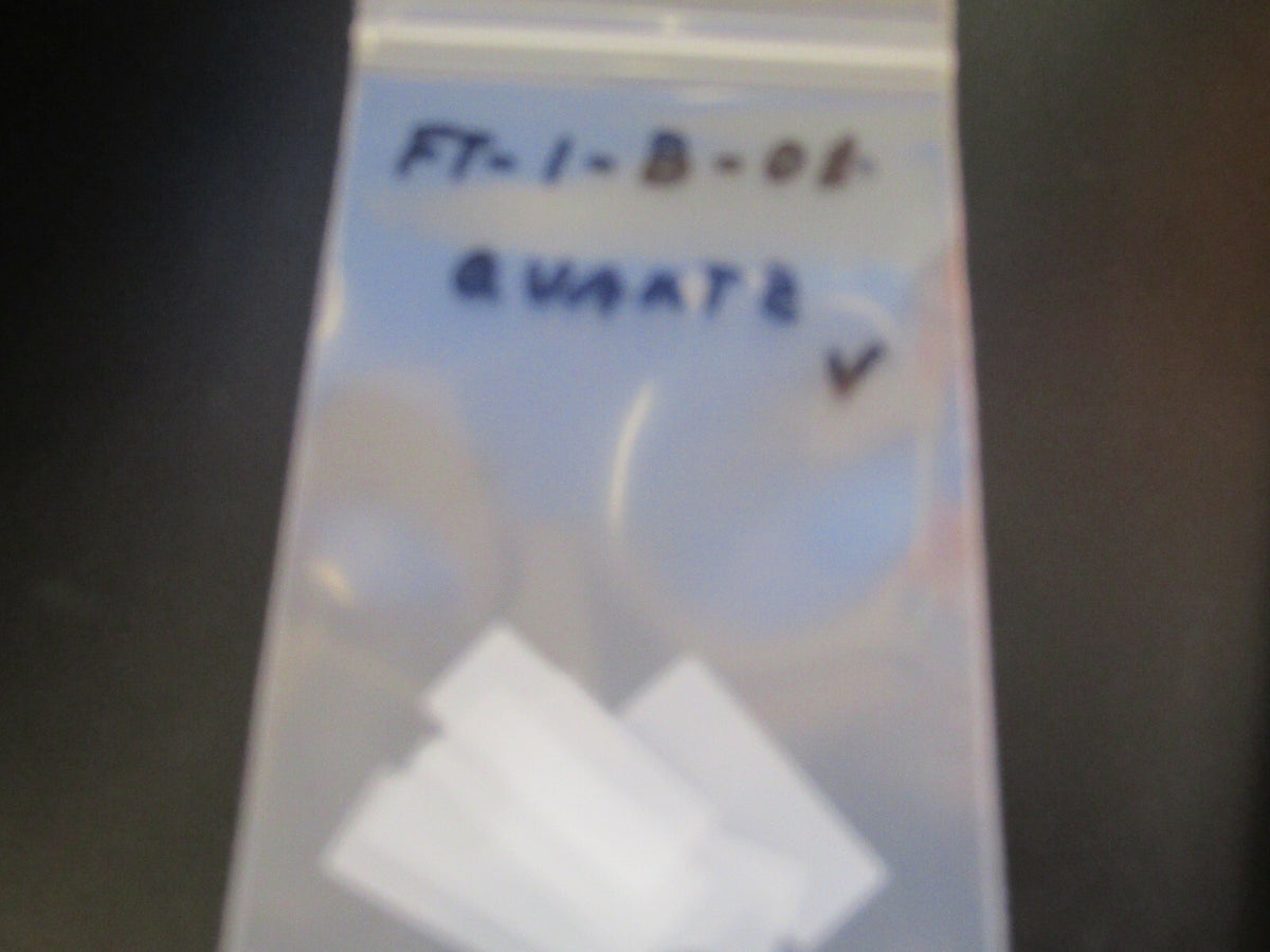 LOT 7 ea XY-CUT PIEZO QUARTZ PIEZOELECTRIC BLANKS ULTRASONIC SENSOR &FT-1-B-01