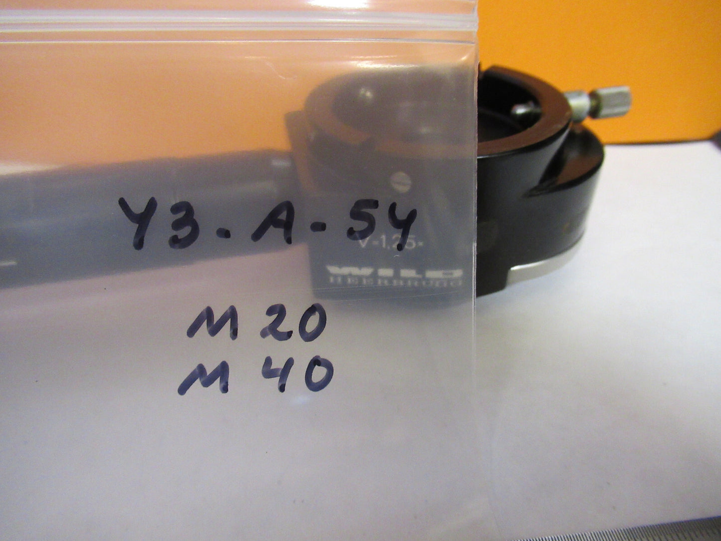 WILD HEERBRUGG M20 M40 VERTICAL ILLUMINATOR MICROSCOPE PART AS PICTURED Y3-A-54