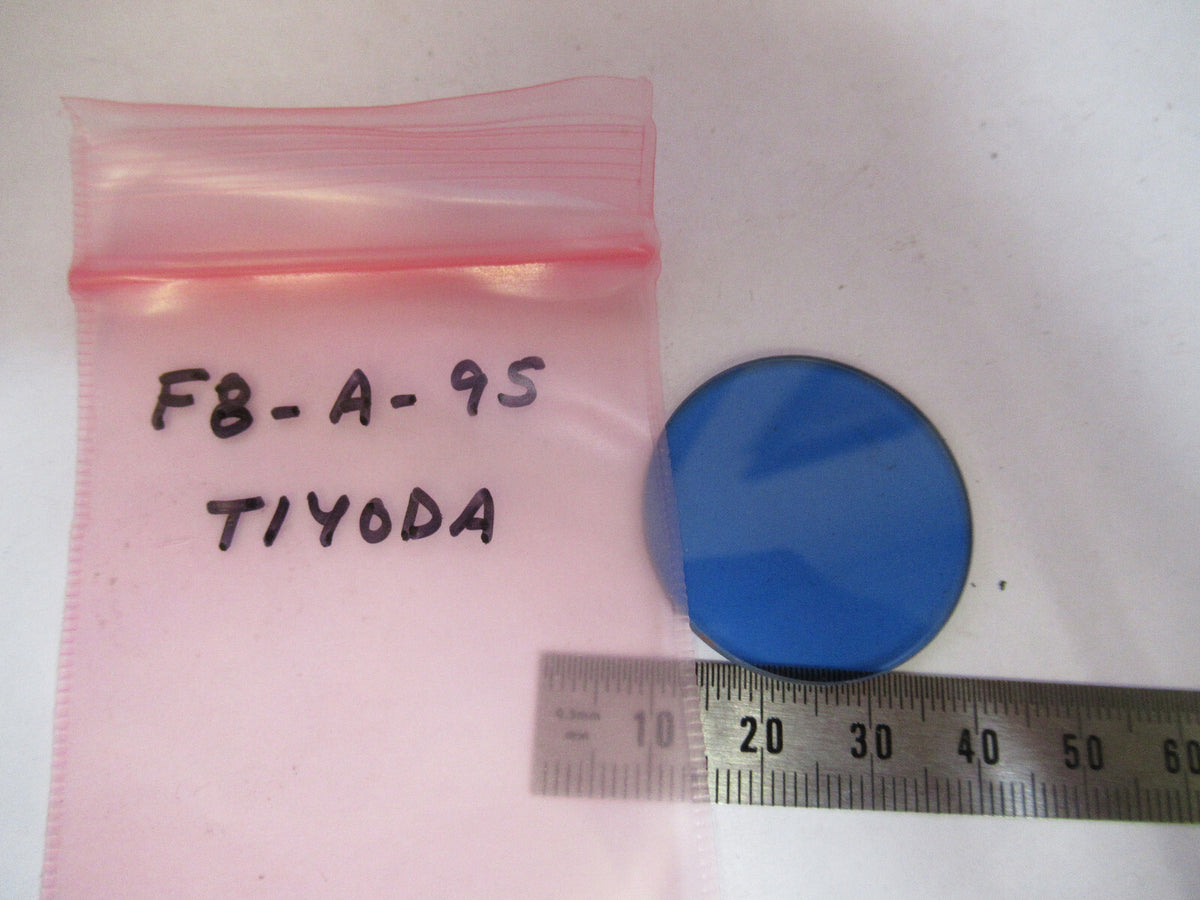 Tiyoda Japan Blue Glass Filter Optics Microscope Part