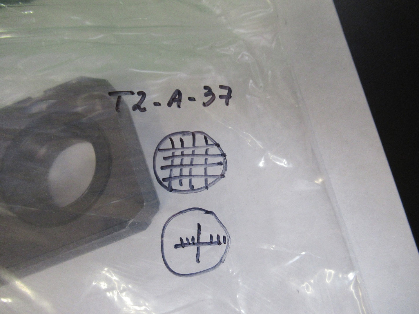 AUS JENA GERMANY HUGE SLIDE RETICLE GRID MICROSCOPE PART AS PICTURED T2-A-37