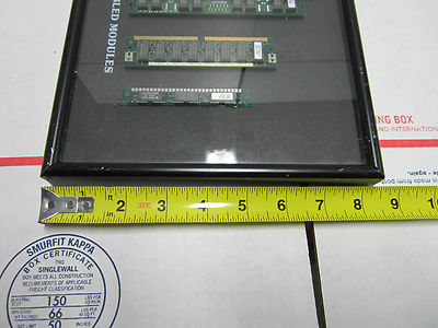 FRAMED FAIRCHILD CORPORATE ART COMPUTER MEMORY ASSEMBLED MODULES AS IS BIN#B4