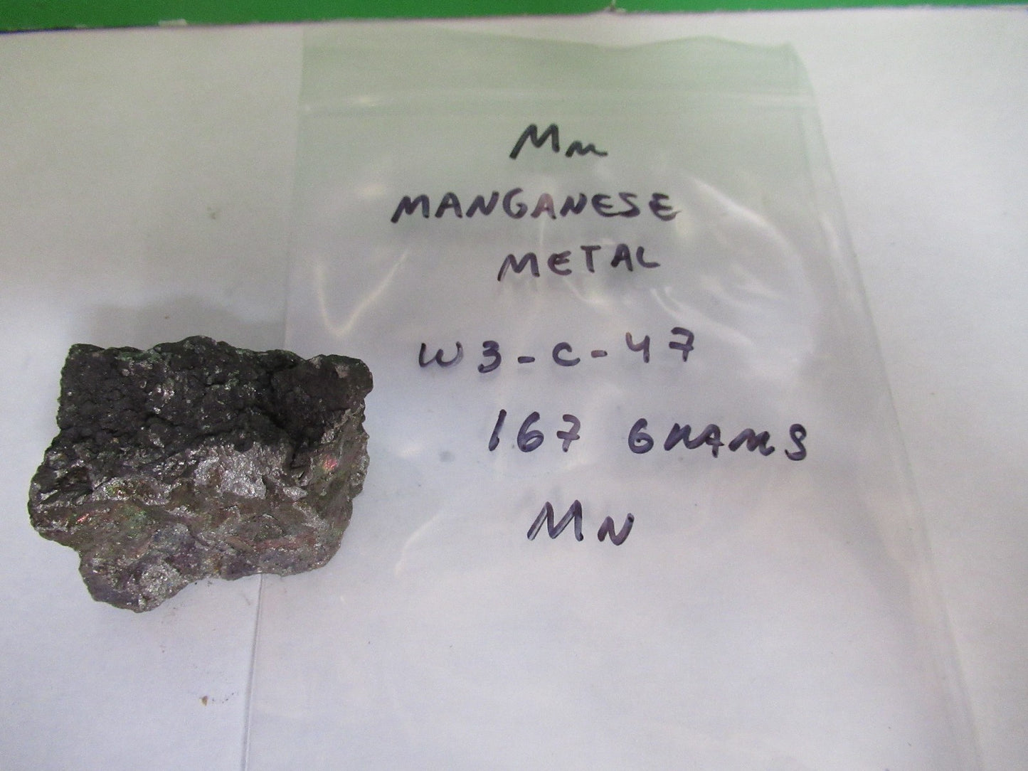 AMAZING METAL MANGANESE 160+ GRAMS SAMPLE BEAUTIFUL SPECIMEN AS PICTURED w3-c-47