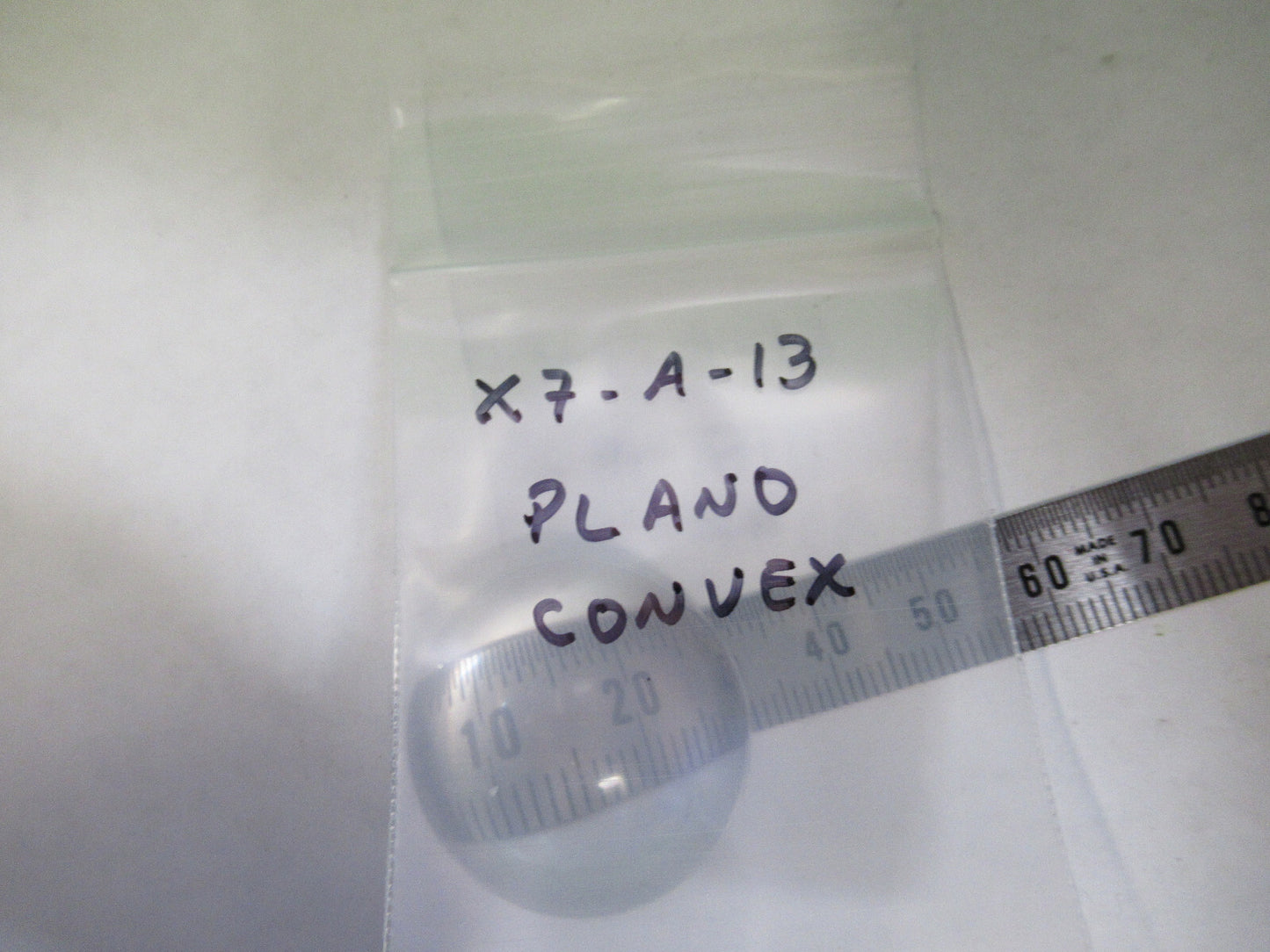 OPTICAL PLANO CONVEX LENS LASER OPTICS AS PICTURED X7-A-13