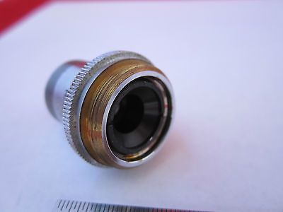 OPTICAL MICROSCOPE PART OBJECTIVE SPENCER 10X OPTICS BIN#7C mxiii