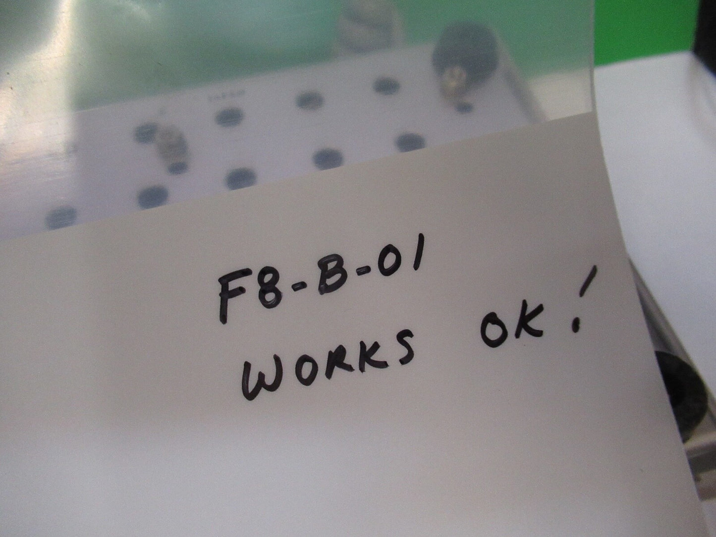 TIYODA TOKIO JAPAN POWER SUPPLY for LAMP 8V 5A MICROSCOPE PART F8-B-01