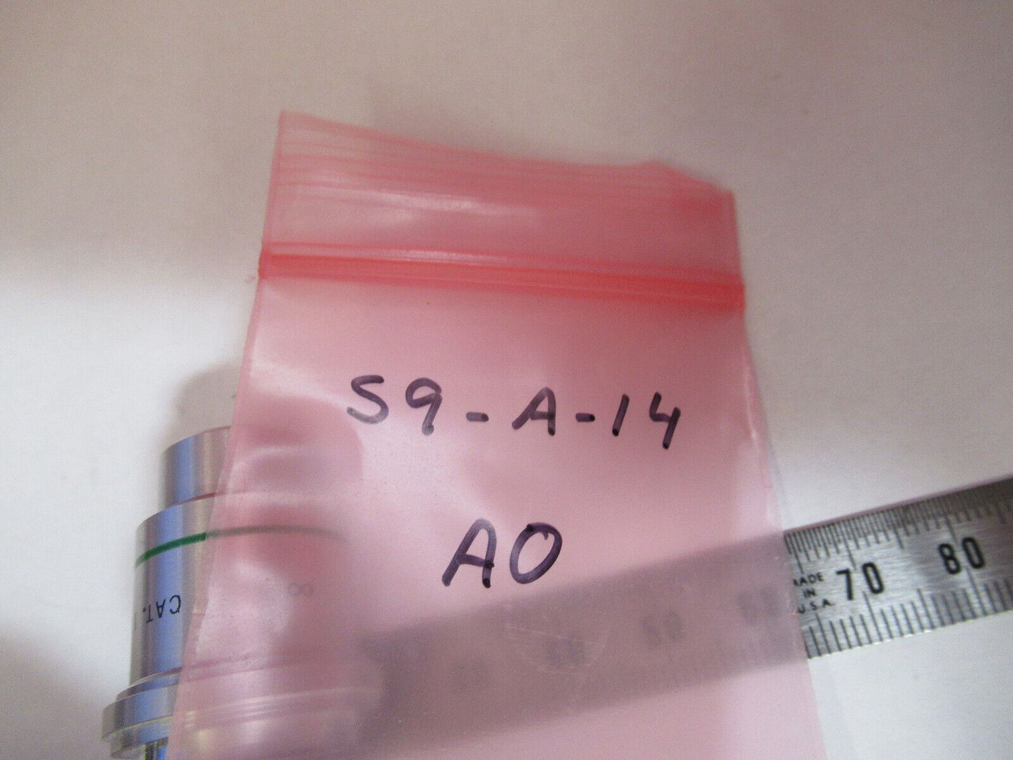 AMERICAN OPTICS AO OBJECTIVE 10X OPTICS MICROSCOPE PART AS PICTURED S9-A-14