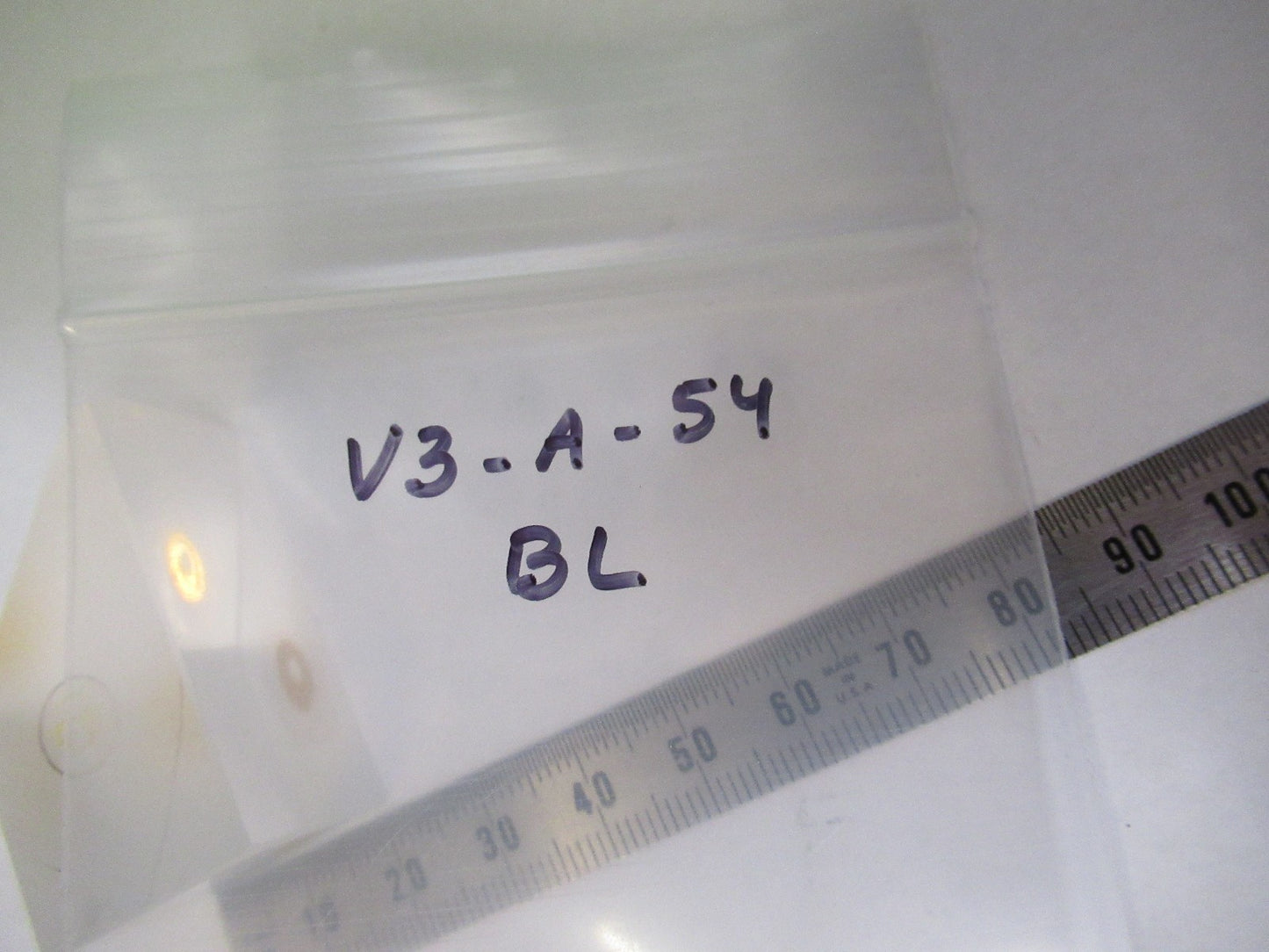 ANTIQUE BAUSCH LOMB GLASS PRISM OPTICS MICROSCOPE PART AS PICTURED V3-A-54