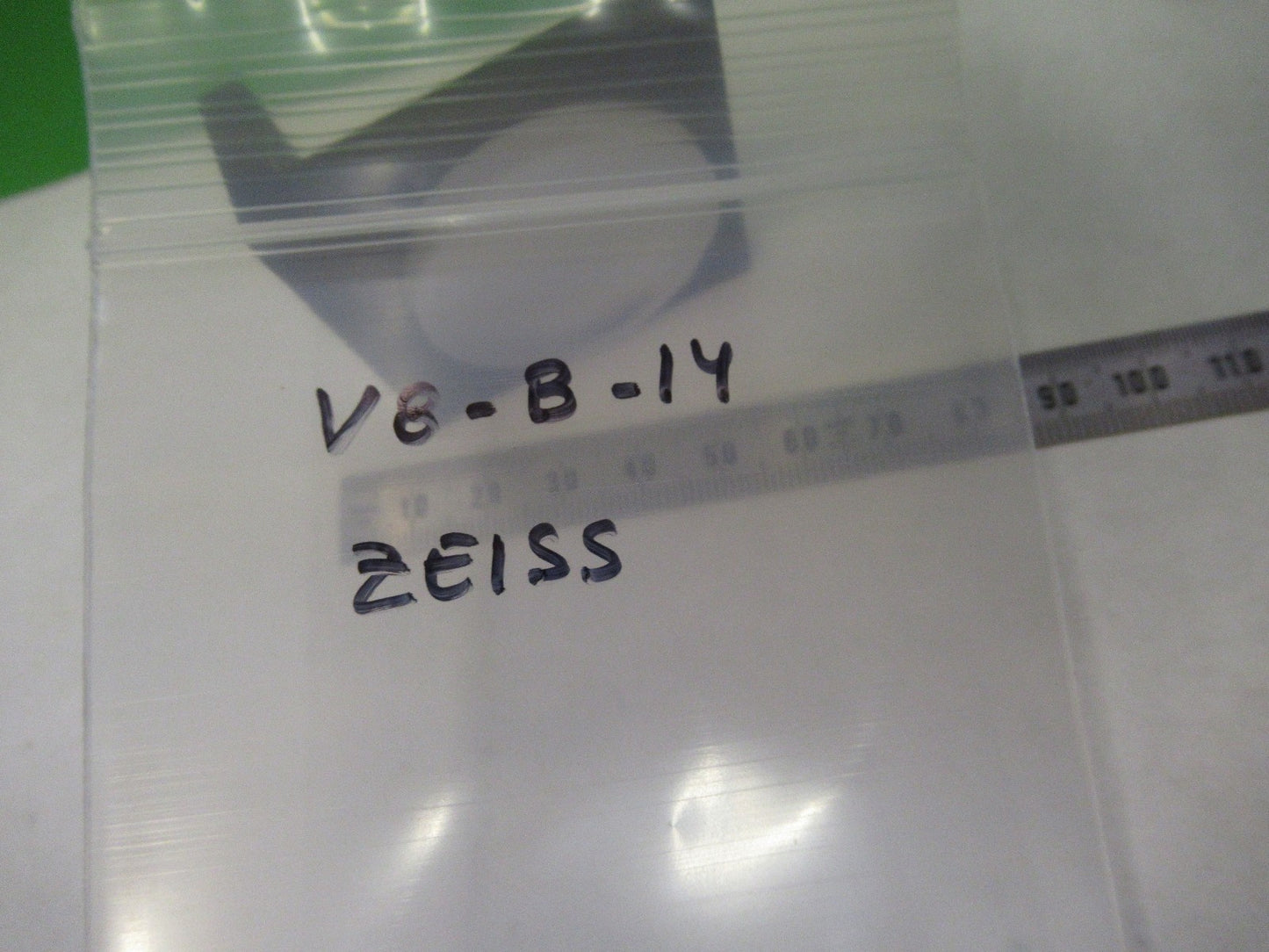 ZEISS GERMANY MOUNTED MIRROR FLAT MICROSCOPE PART AS PICTURED V8-B-14