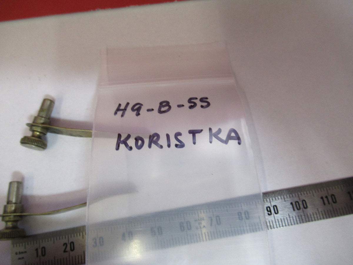 Pair Koristka Milan Italy Clips Microscope Part