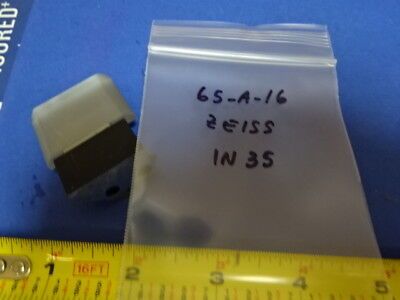 MICROSCOPE SPARE PART ZEISS GERMANY IN35 MOUNTED MIRROR OPTICS #65-A-16