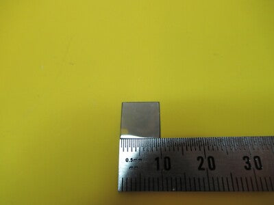 Sapphire Mini Wafer Coated with Platinum Metal Very Nice