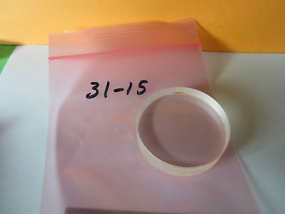 OPTICAL ULTRAVIOLET UV FLAT LENS FILTER AS IS LASER OPTICS BIN#31-15
