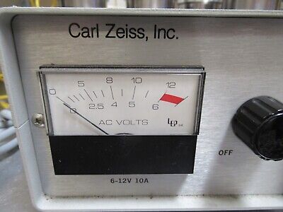 CARL ZEISS 6-12 VOLTS MICROSCOPE LAMP POWER SUPPLY AS PICTURED &TC-4