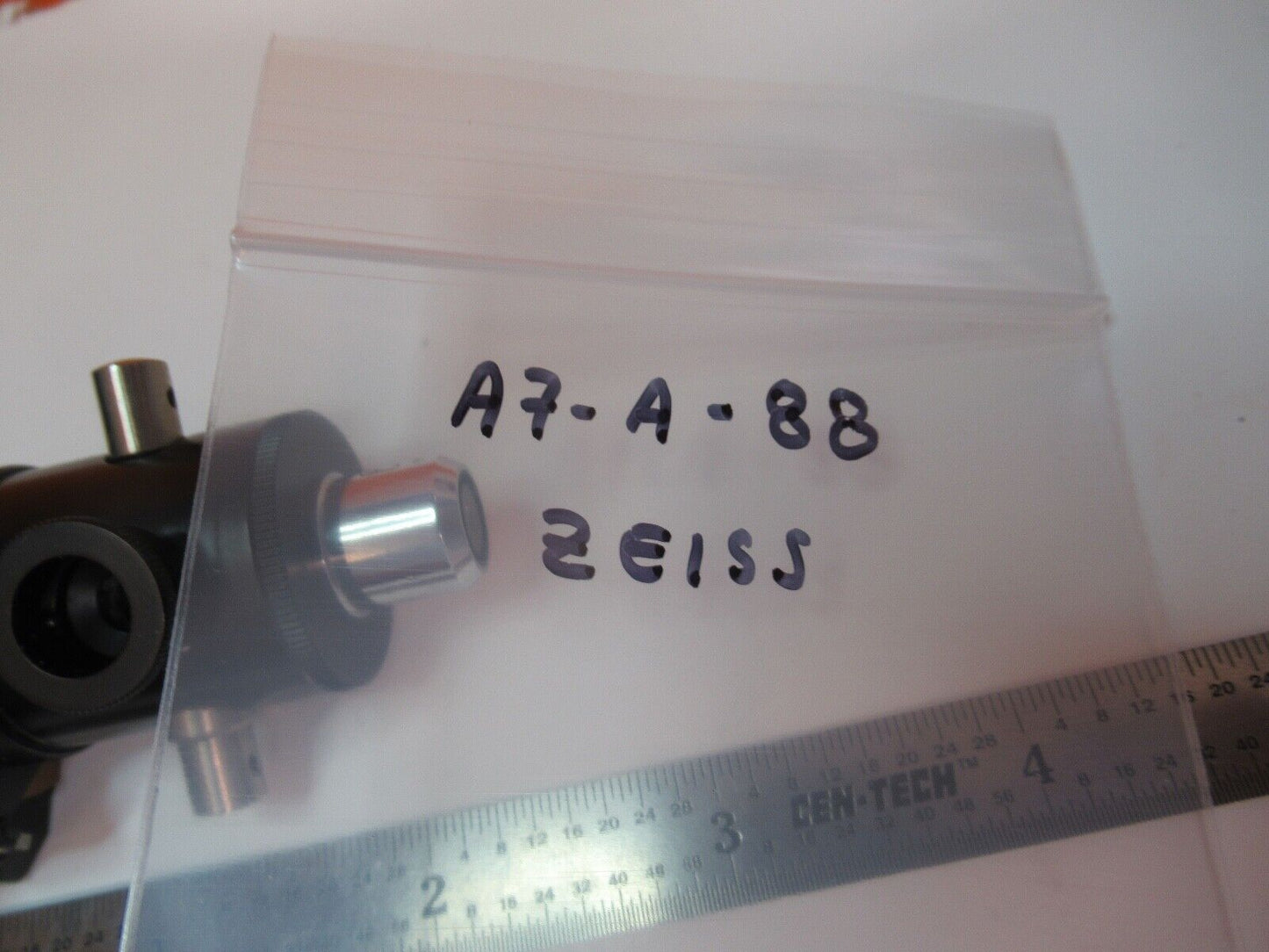 ANTIKES SELTENES ZEISS OBJEKTIV 9 POL OPTIK MIKROSKOP TEIL WIE ABGEBILDET &A7-A-88