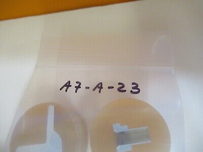 Lot 2 ea METALLOGRAPHIC METAL CROSS SECTION SPECIMEN MICROSCOPY SAMPLE &A7-A-23