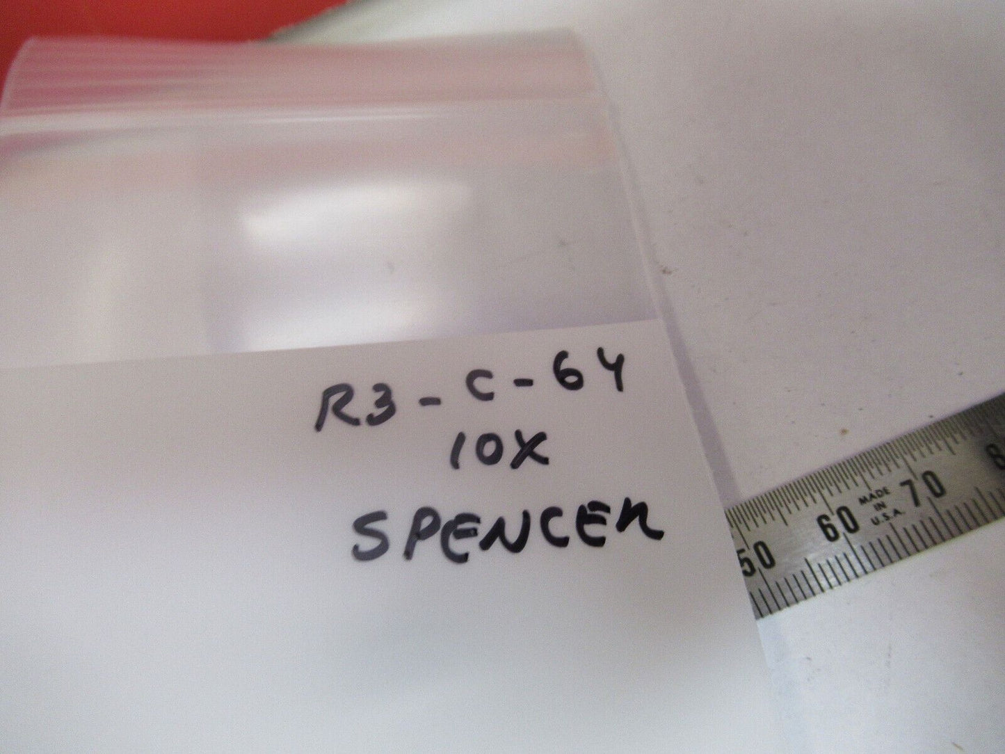 ANTIQUE SPENCER 10X OBJECTIVE MICROSCOPE PART AS PICTURED #R3-C-64