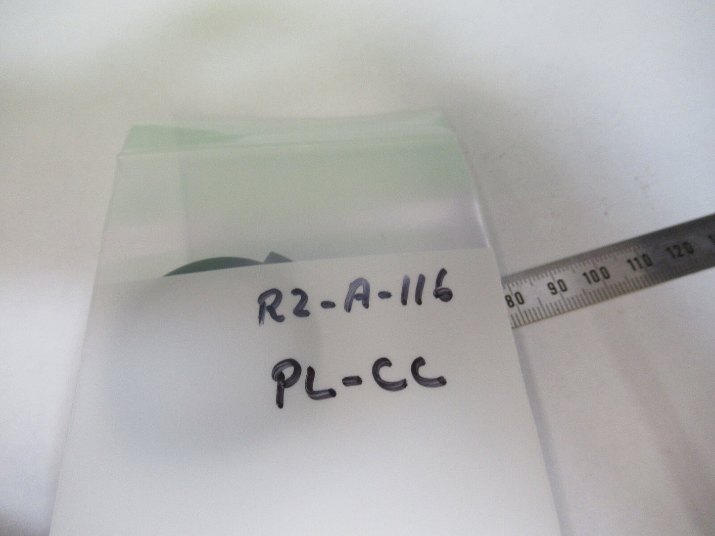 OPTICAL MOUNTED LENS CONCAVE PL-CC OPTICS AS PICTURED R2-A-116