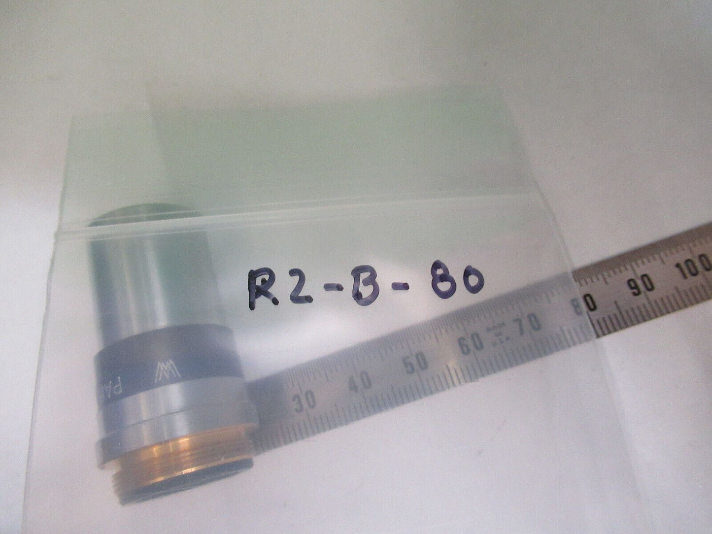 WATSON LONDON PHASE 10X OBJECTIVE OPTICS MICROSCOPE PART AS PICTURED R2-B-80