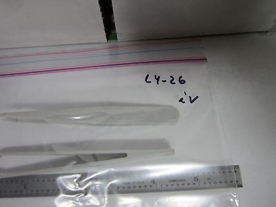 Lot 2 Ea Lerloy Plastic Fine Tweezers for Lab or Optics