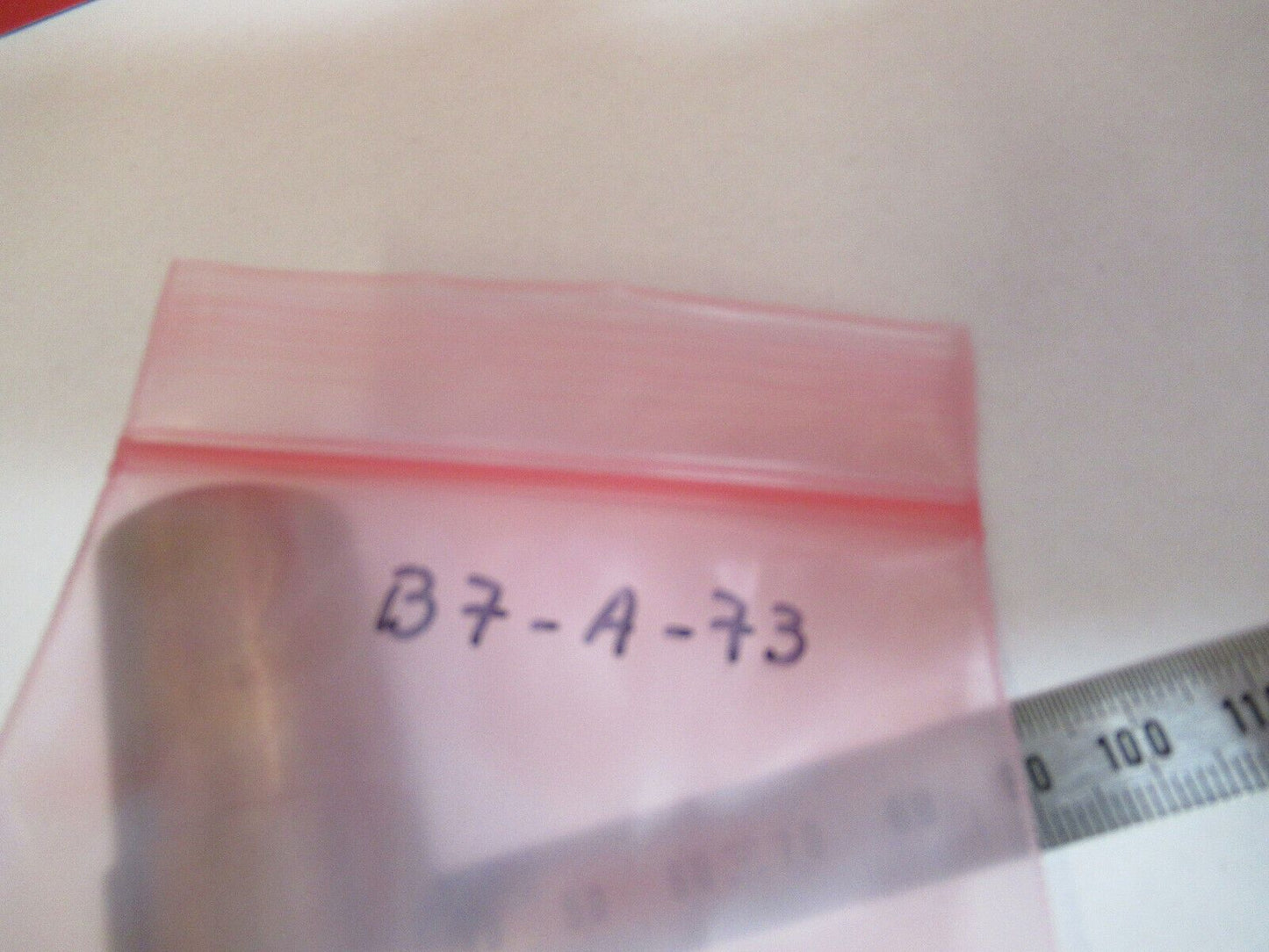 EMPTY BRASS CONTAINER for MICROSCOPE OBJECTIVE PART AS PICTURED #B7-A-73
