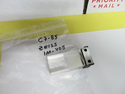 OPTICAL MICROSCOPE ZEISS IM-405 INTERNAL PRISM BEAM SPLITTER OPTICS BIN#C7-85