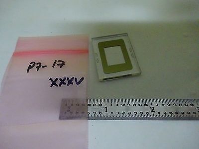 OPTICAL HIGH END GLASS WINDOW XGA SDR UNAXIS LASER OPTICS AS IS BIN#P7-17