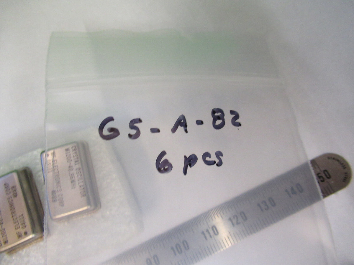 LOT 6 EA MF ELECTRONICS QUARTZ OSCILLATOR FREQUENCY 40.96 MHz G5-A-82