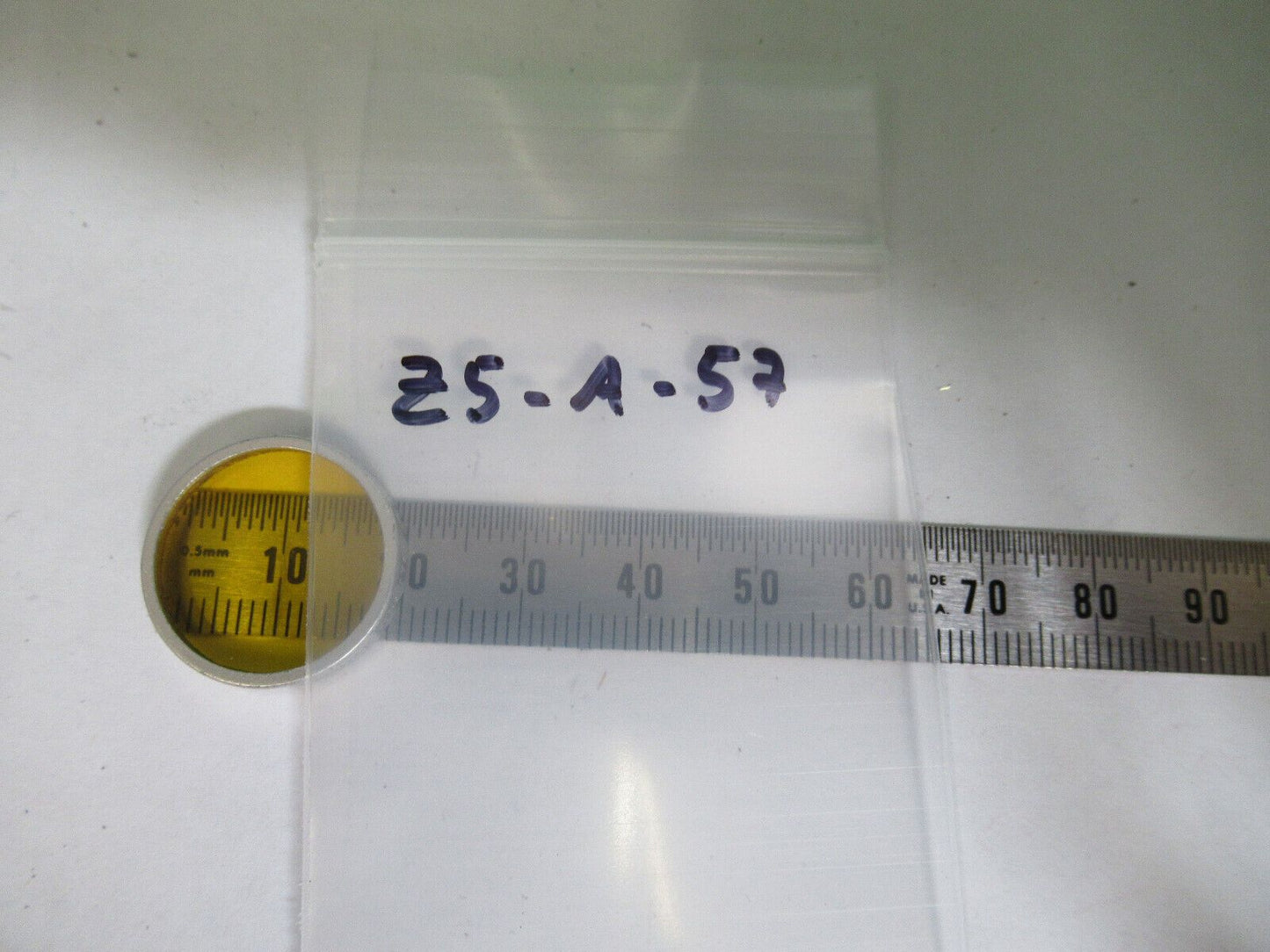 OPTICAL KODAK YELLOW FILTER OPTICS AS PICTURED #Z5-A-57