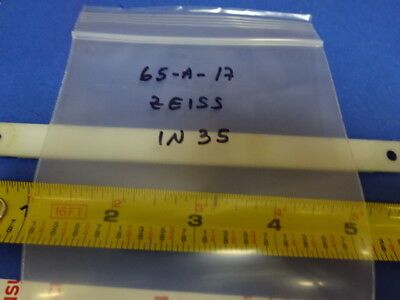 MICROSCOPE SPARE PART ZEISS GERMANY IN35 PLASTIC GEAR TRACK AS IS #65-A-17