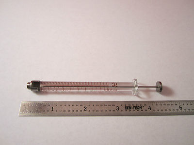 Hamilton Glass Syringe 0.10 ml Gas Chromatography