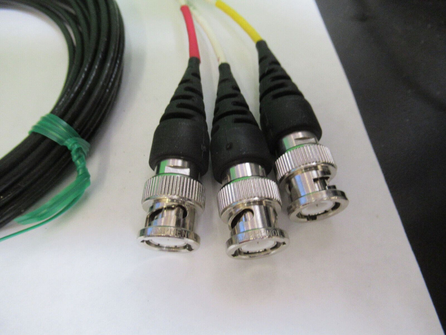 20 FEET TRIAXIAL CABLE 10-32 TO BNC for PIEZO ACCELEROMETER PICTURED H7-B-81