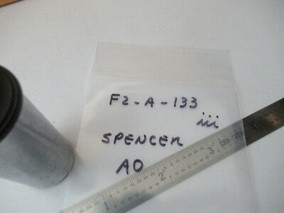 VINTAGE SPENCER AO 5X OKULAR-MIKROSKOPTEIL WIE ABGEBILDET #F2-A-133