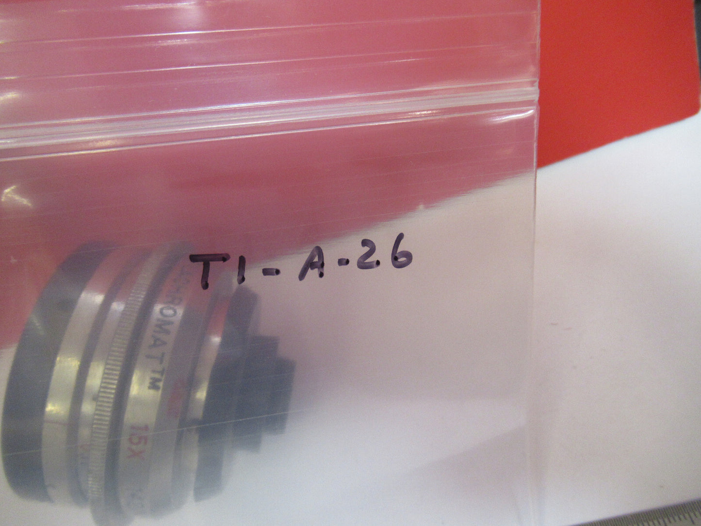 SPECTRA TECH REFLACHROMAT OBJECTIVE 15X MICROSCOPE PART AS PICTURED T1-A-26