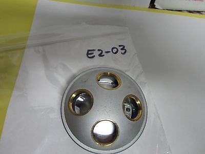 MICROSCOPE PART OLYMPUS JAPAN NOSEPIECE AS IS BIN#E2-03