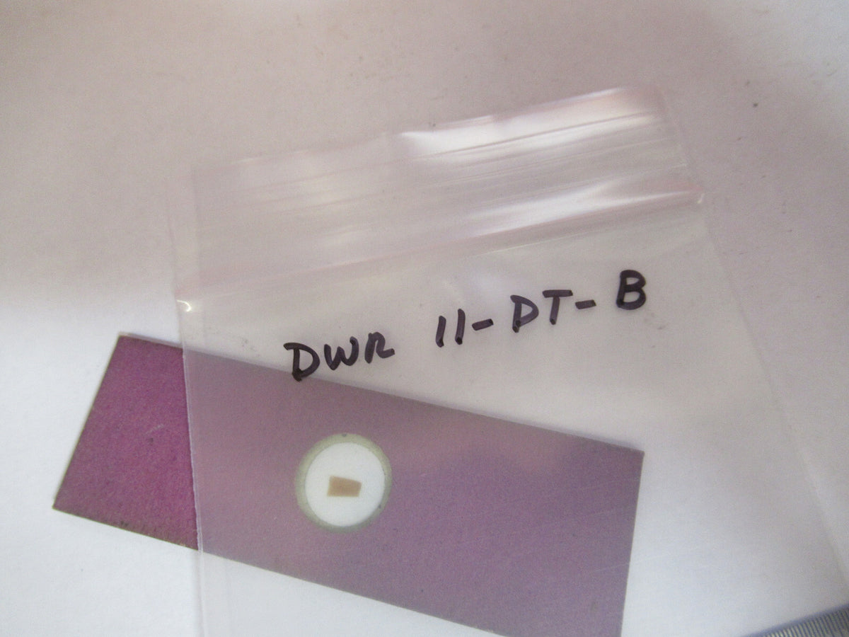 ANTIQUE VICTORIAN PREPARED SLIDE LONDON MICROSCOPE PART AS PICTURED 11-DT-B