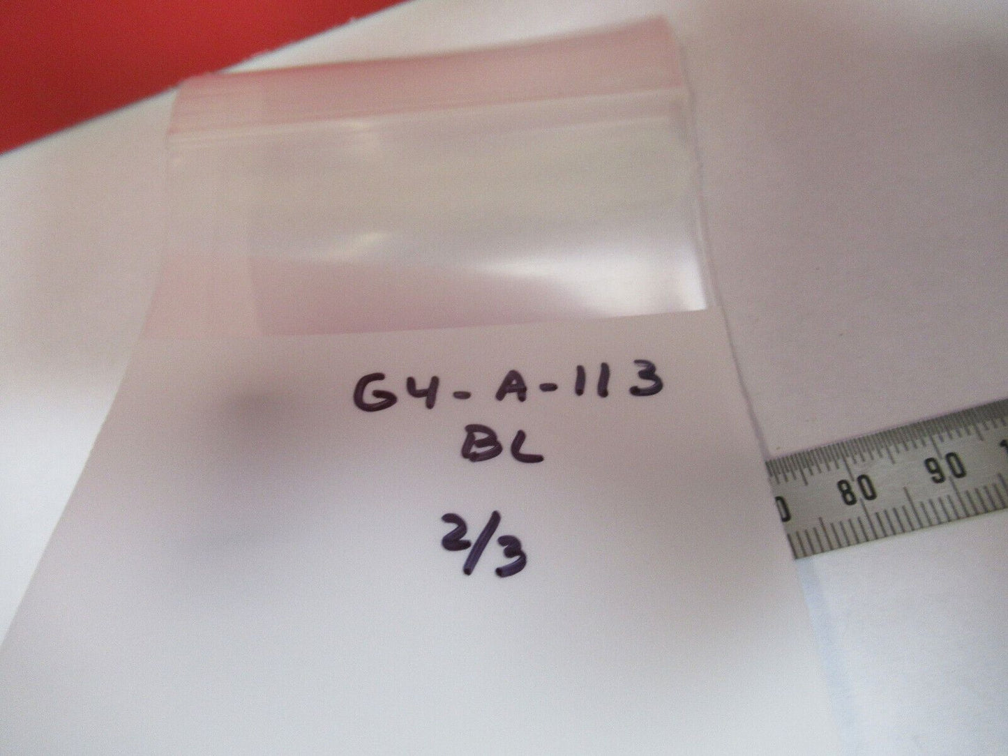 ANTIKES MESSING BAUSCH LOMB OBJEKTIV 2/3 MIKROSKOPTEIL WIE ABGEBILDET G4-A-113