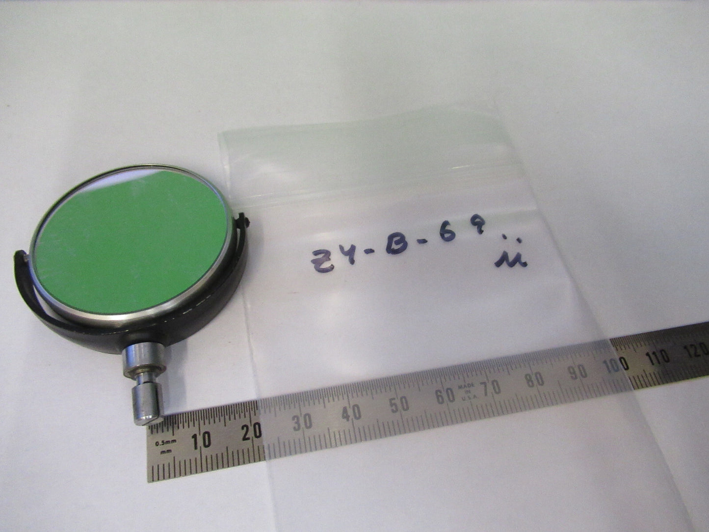 OLYMPUS JAPAN MIRROR ILLUMINATOR OPTICS MICROSCOPE PART AS PICTURED Z4-B-69
