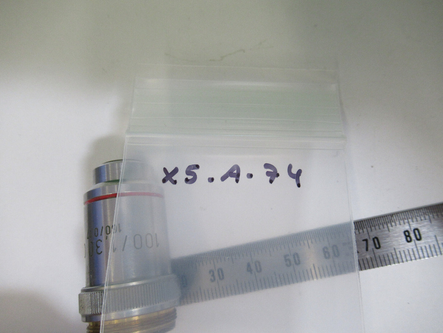 CBS KASSEL GERMANY 100X /160 OBJECTIVE MICROSCOPE PART AS PICTURED X5-A-74
