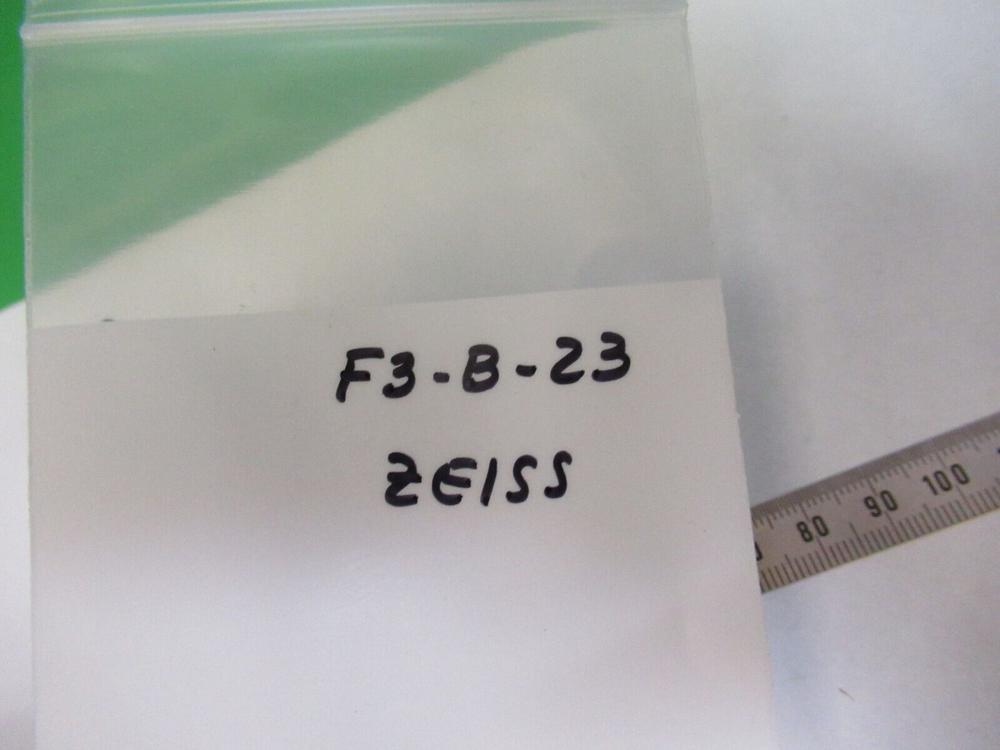 CARL ZEISS GERMANY CONDENSER + IRIS OPTICS MICROSCOPE PART AS PICTURED F3-B-23